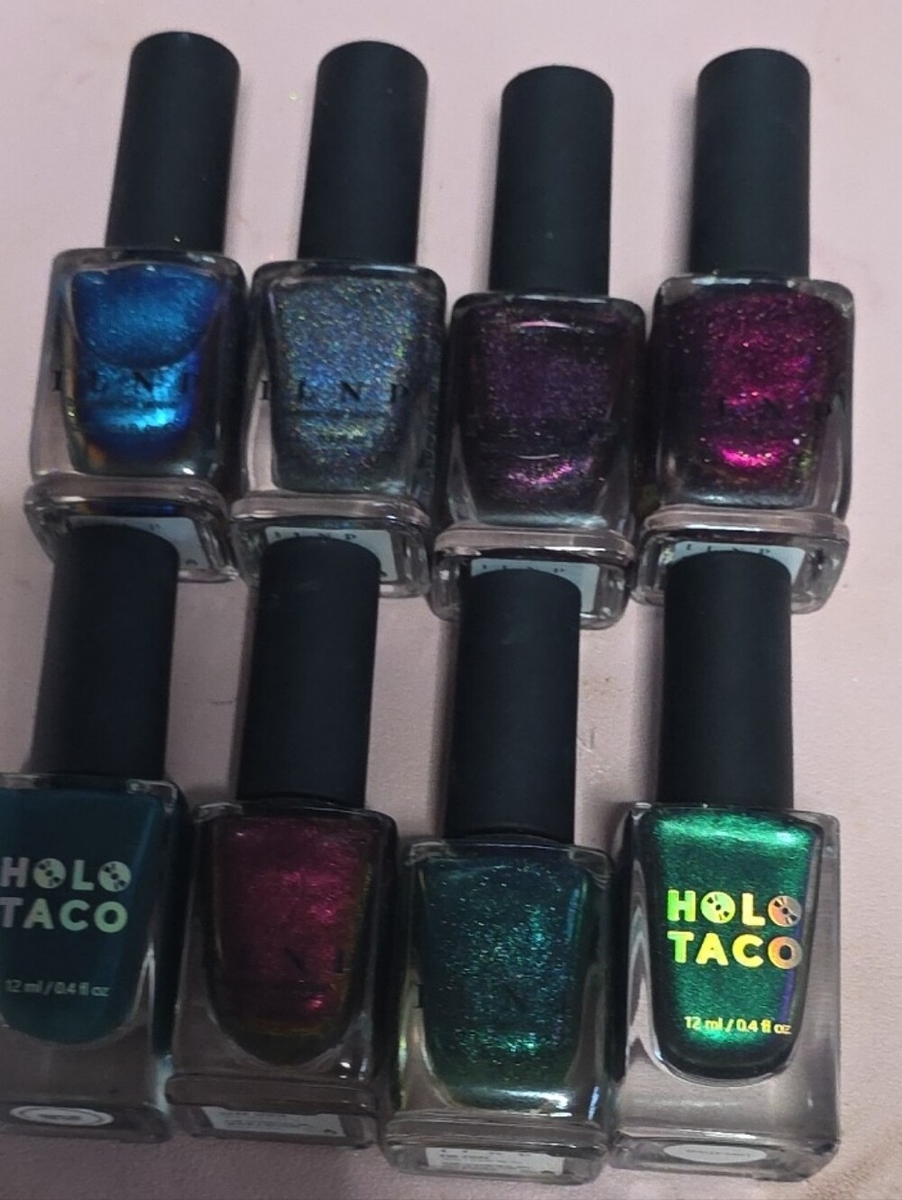 Multichrome Nail Polish Collection - Shimmering Green, Blue & Purple Shades